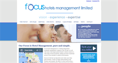 Desktop Screenshot of focushotelsmanagement.co.uk
